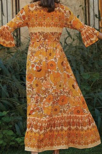 Orange Lady Love Maxi Dress