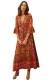 Multicolor Lady Love Maxi Dress