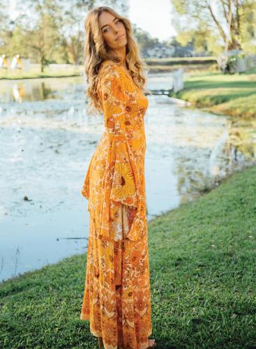 Yellow Majesty Dress
