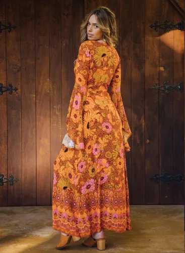 Orange Majesty Dress