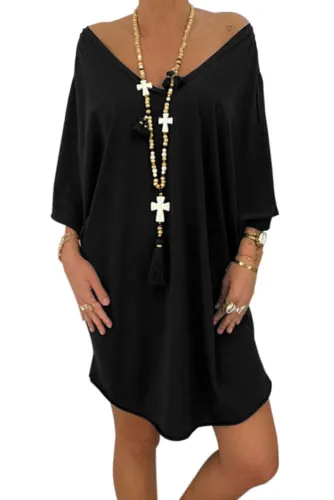 Black Petite Robe Farah