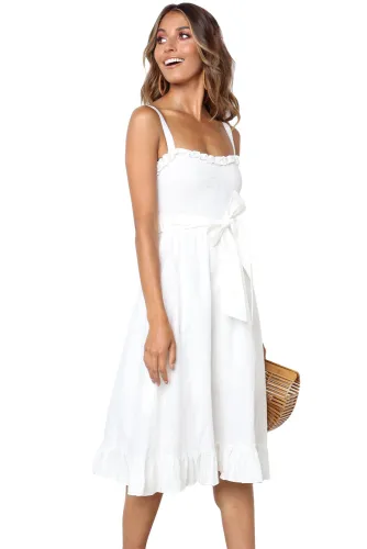 White Arlette Dress