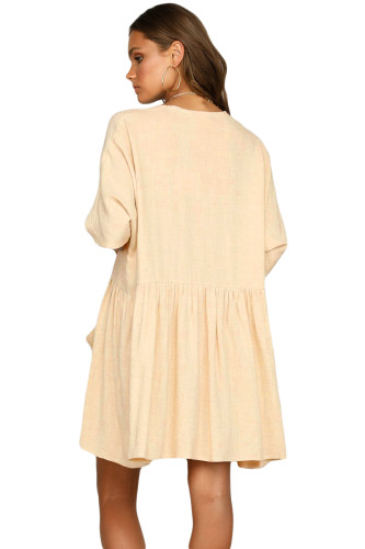 Beige Natural Beauty Dress