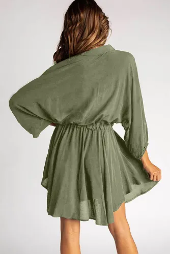 Sunday Afternoon Green Dress