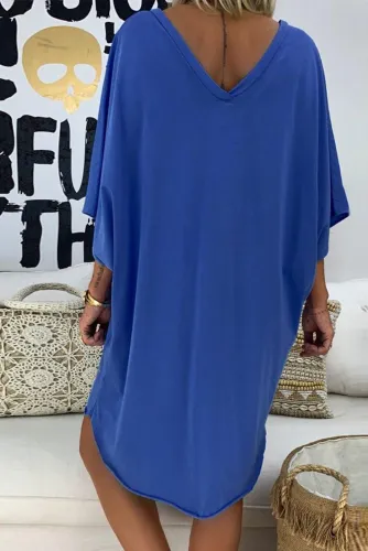 Sky Blue Petite Robe Farah