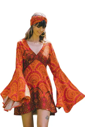 Orange Venus Dress in Sun