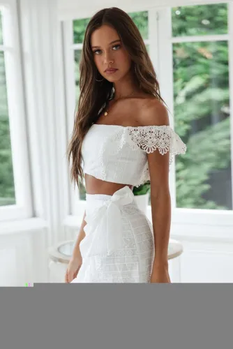 Petunia Crop Top and Skirt Set