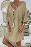 Khaki Petite Robe Farah