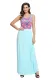 Stylish Tribal Print Sleeveless Mint Maxi Dress