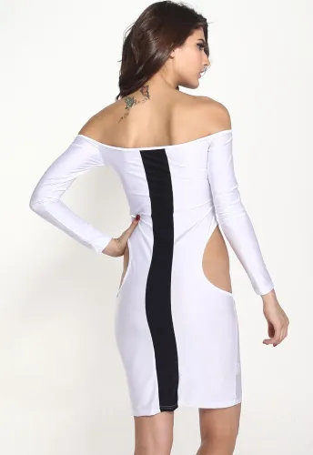 Sexy Symmetrical Slim Fit Midi Dress