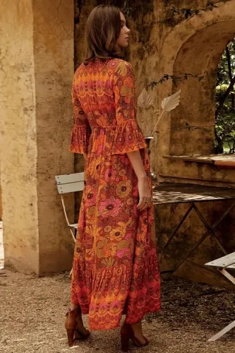 Multicolor Lady Love Maxi Dress