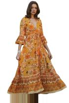 Orange Lady Love Maxi Dress