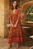 Multicolor Lady Love Maxi Dress