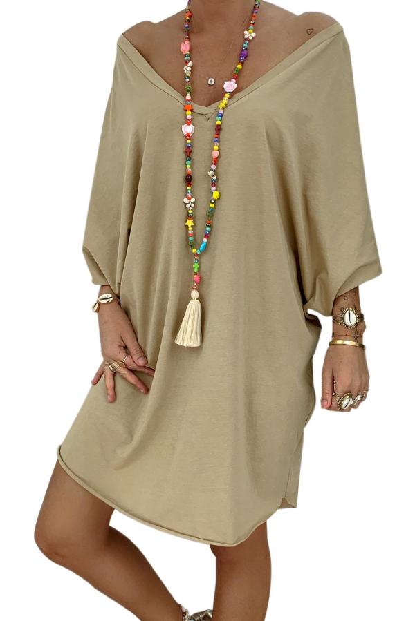 Khaki Petite Robe Farah