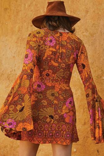 Orange Jupiter Dress