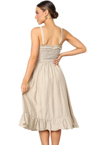 Nude Arlette Dress