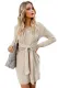 Apricot Don’t Let Me Go Tie Sweater Dress