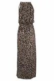 Black Floral Pattern Maxi Dress