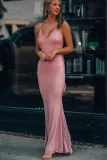 Pink This Is Love Glitter Gown