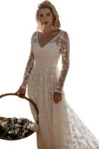 Zinnia Lace Wedding Party Maxi Dress
