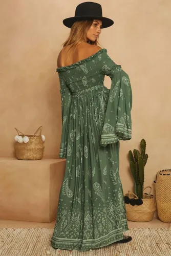 All Around The World Maxi Dress