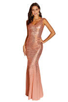 Oscar Night Sequin Maxi Dress