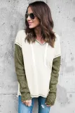 Green Clear As Day Contrast Sweathshirt