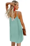 Buttoned Slip Dress