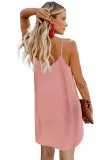 Pink Buttoned Slip Dress