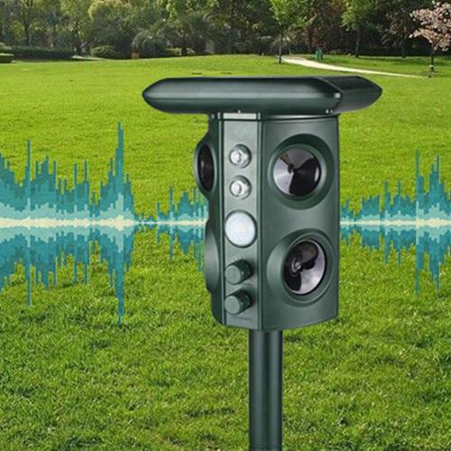 Solar Ultrasonic Vibration Wild Animal Drive  Repellers