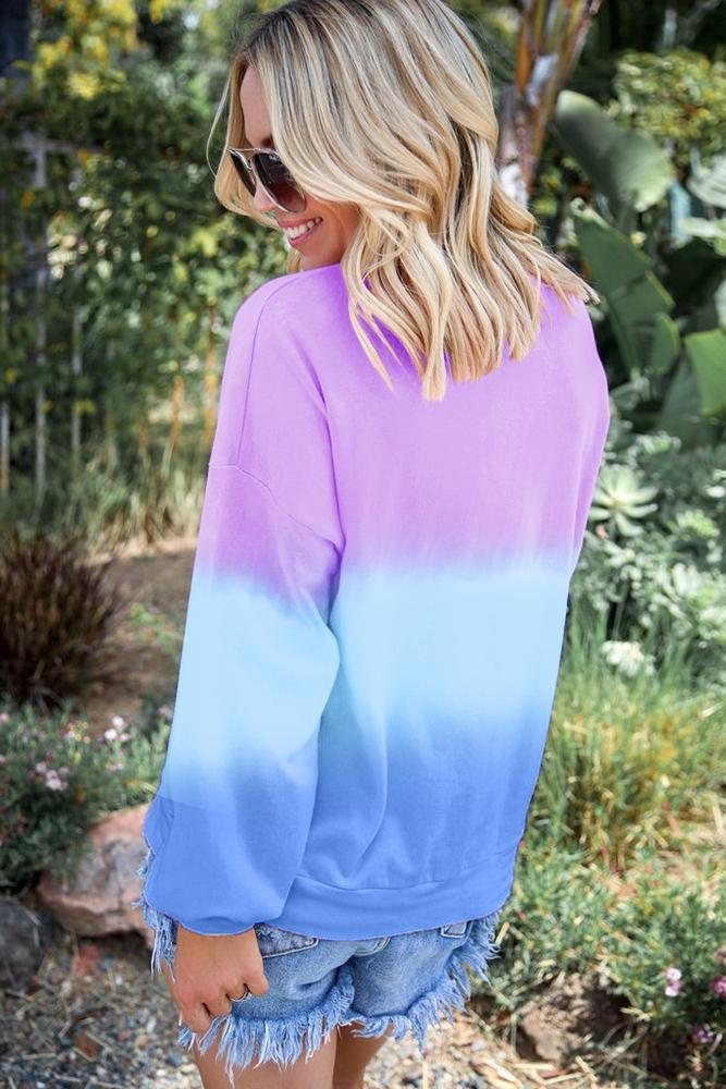 diy Color Block Tie Dye Pullover Sweatshirt 21