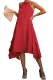 Red Ring The Alarm Luxe Midi Dress