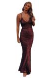 Red This Is Love Glitter Gown