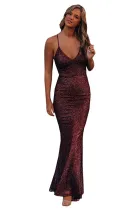 Red This Is Love Glitter Gown