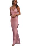 Pink This Is Love Glitter Gown