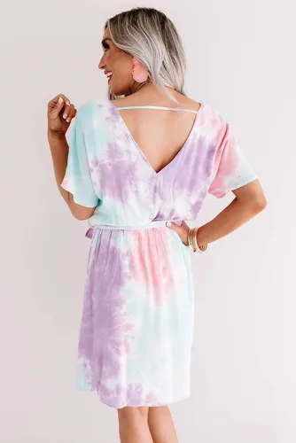 Twist Tie Dye Dress