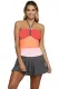 Orange Color Gradient Sweet Halter Swimdress