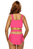 Brazil Rosy Multiway Strap High Waist Bikini
