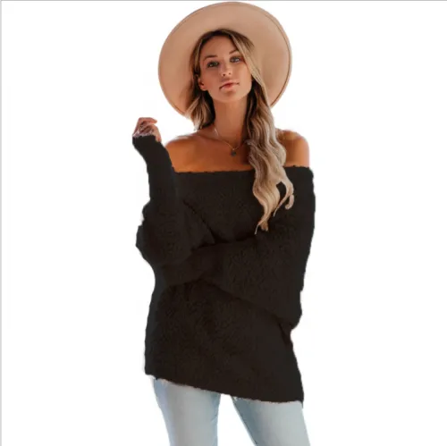Solid Color Collar Coat Sweater