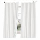CAPRI Cotton Linen Polyester Curtain Drapery Custom