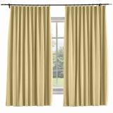 CAPRI Cotton Linen Polyester Curtain Drapery Custom