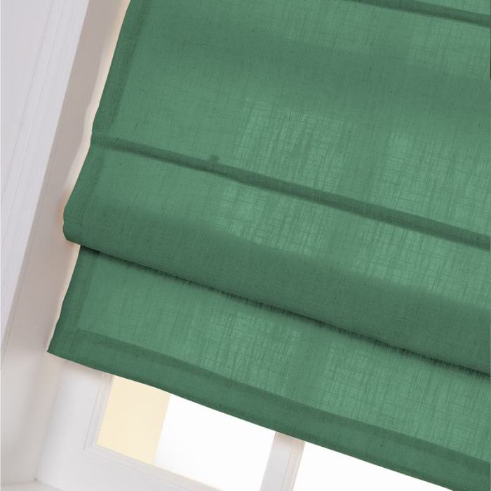 LIZ Polyester Linen Roman Shade