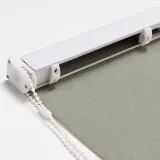 LIZ Polyester Linen Roman Shade