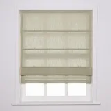 LIZ Polyester Linen Roman Shade