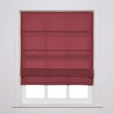 LIZ Polyester Linen Roman Shade