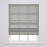 LIZ Polyester Linen Roman Shade