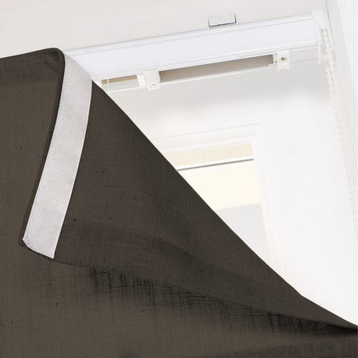 LIZ Polyester Linen Roman Shade
