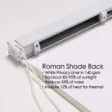 EDITH Waterproof Rustproof Fading Resistant Roman Shade