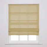 LIZ Polyester Linen Roman Shade