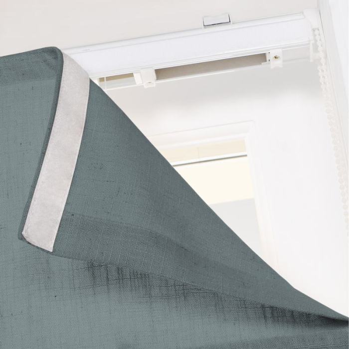 LIZ Polyester Linen Roman Shade